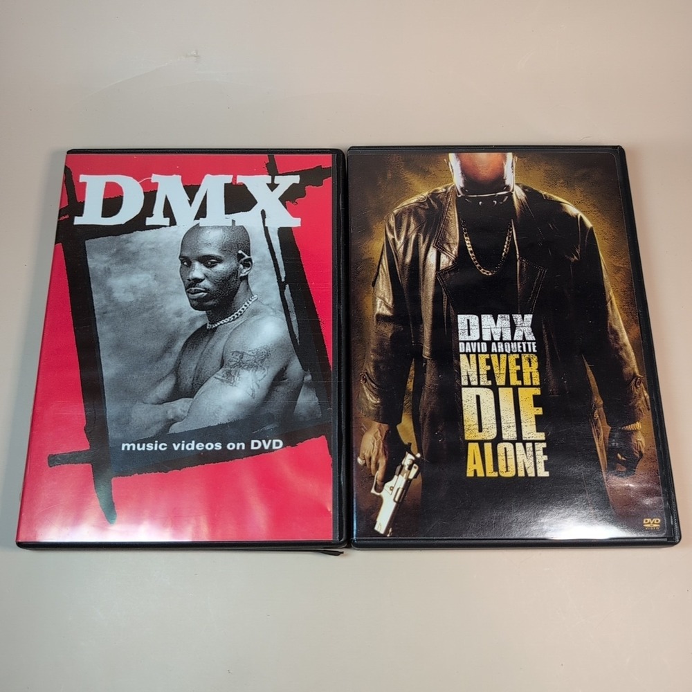 DMX Never Die Alone &‎ Music Videos On DVD 2 DVDs Lot Music Action Rap Hip Hop